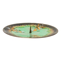 Metal and Enamel Candleholder, 1970s