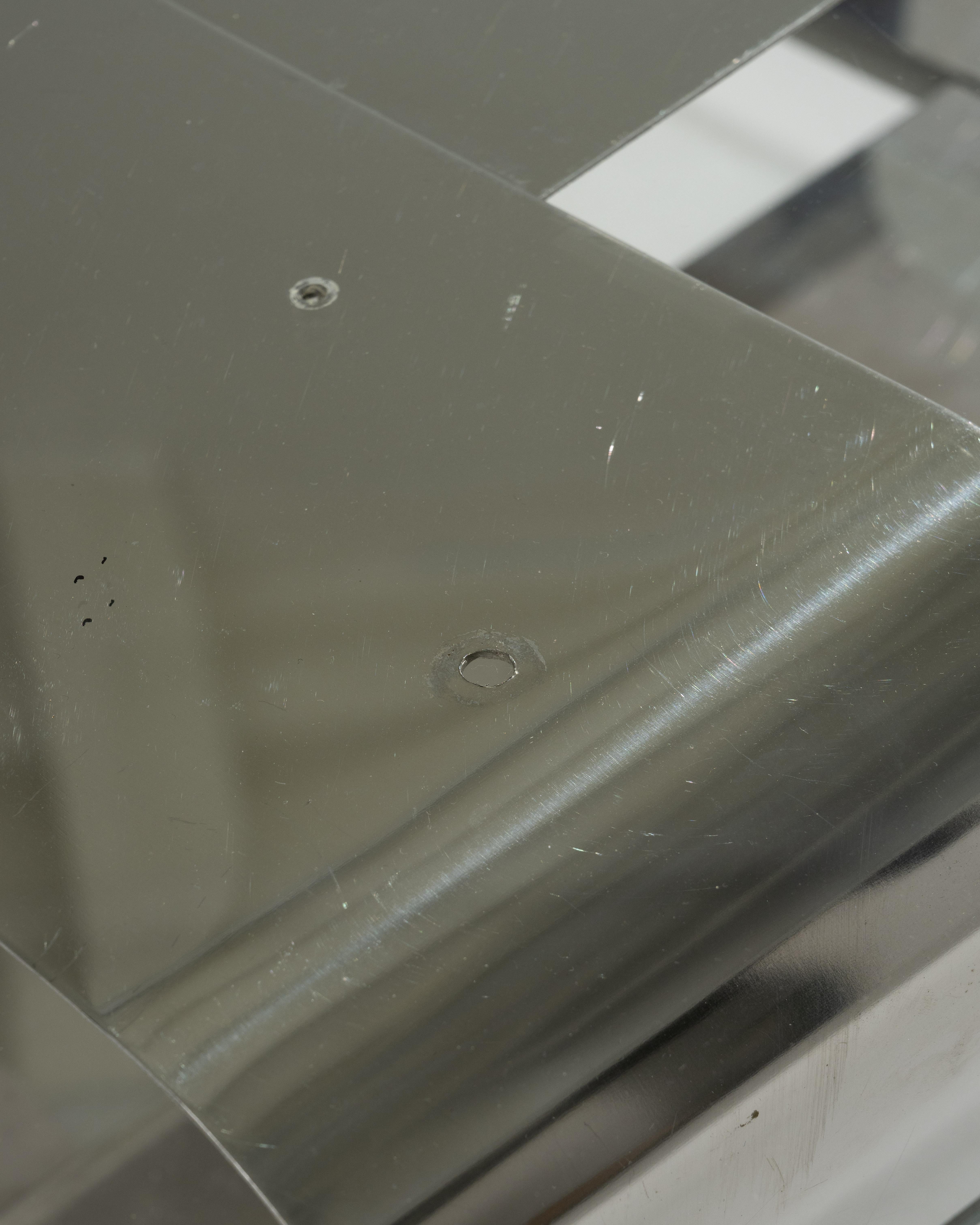 Couchtisch aus Metall und Glas, 1970er-Jahre 11
