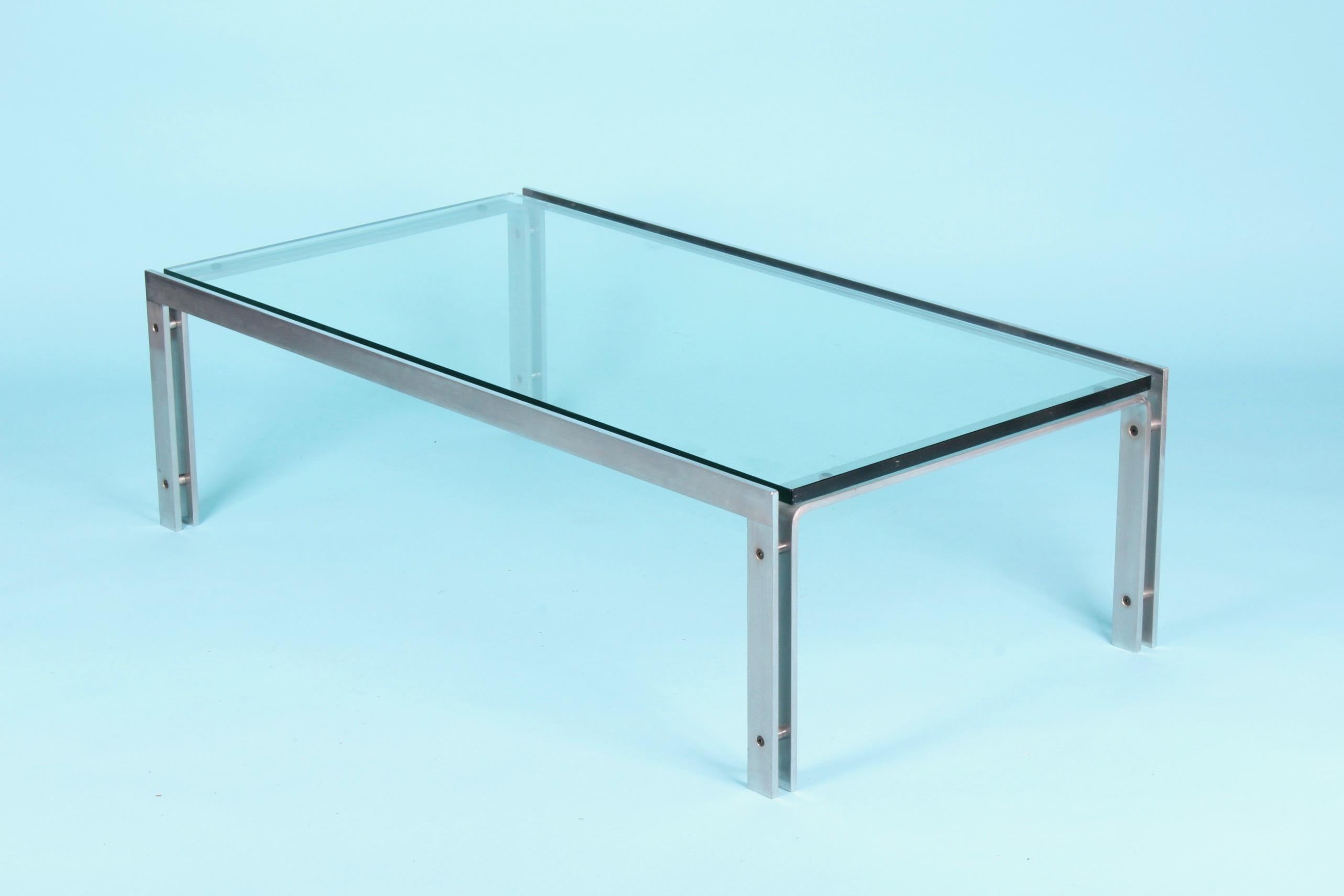 Metal and Glass Coffee Table 3