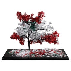 Metal and paper creation by Lebanese artist Nayla Tabet