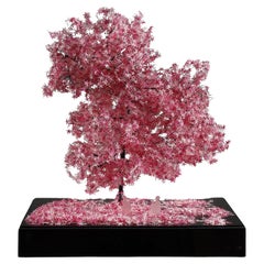 Metal and paper creation by Lebanese artist Nayla Tabet, Japanese Sakura