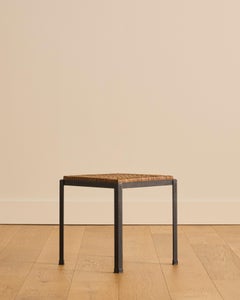 Metal and Rattan Stool By Danny Ho Fong