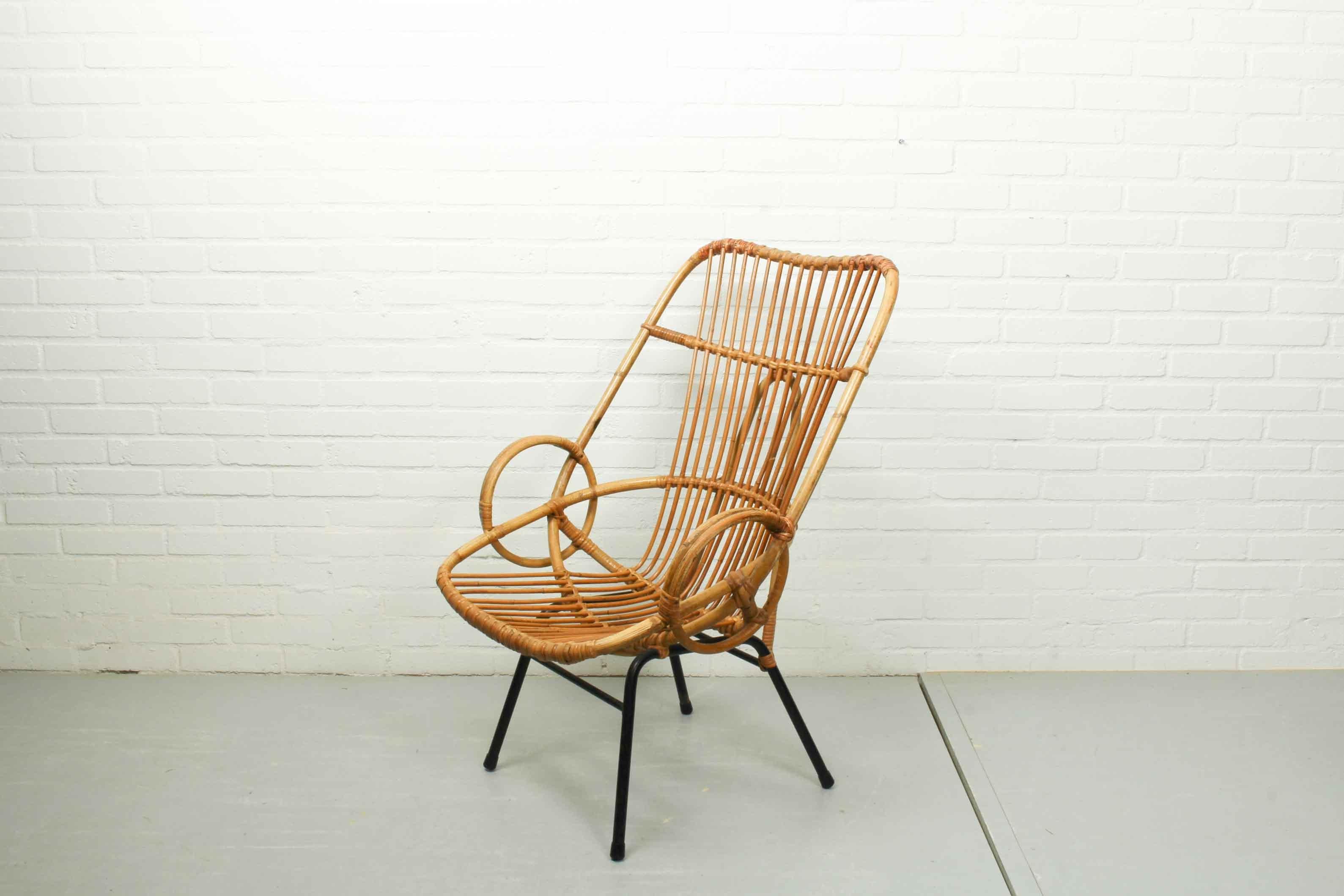This armchair was manufactured by Rohé Noordwolde in the Netherlands in the 1960s.