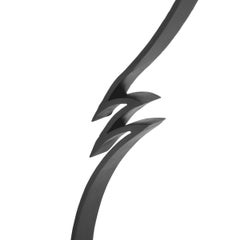 Konsolentisch aus Metall und Travertin für die Wandmontage