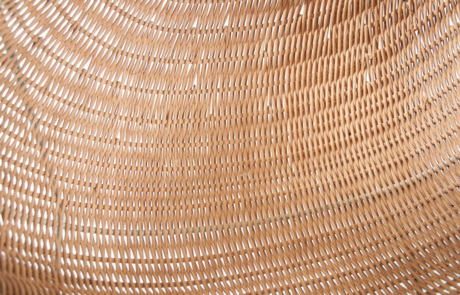 Metal and Wicker magazine basket 5