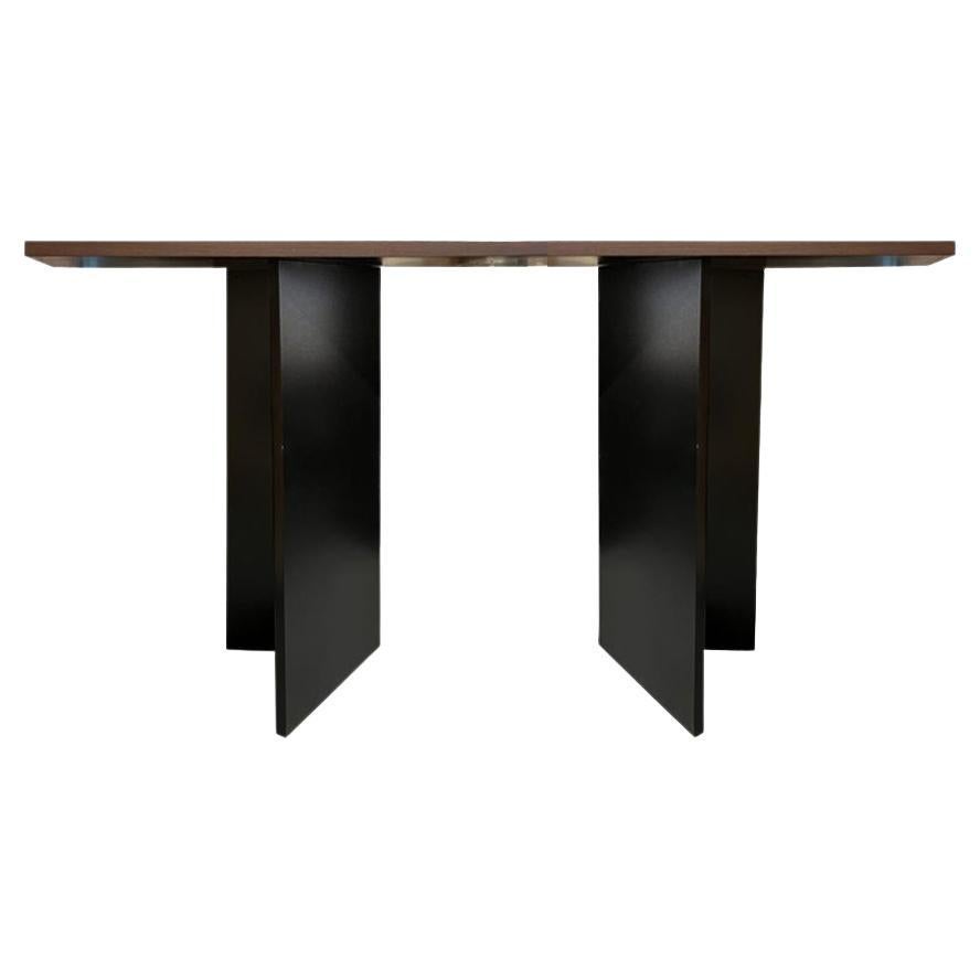 Metal and Wood Console Table by Juan Montoya