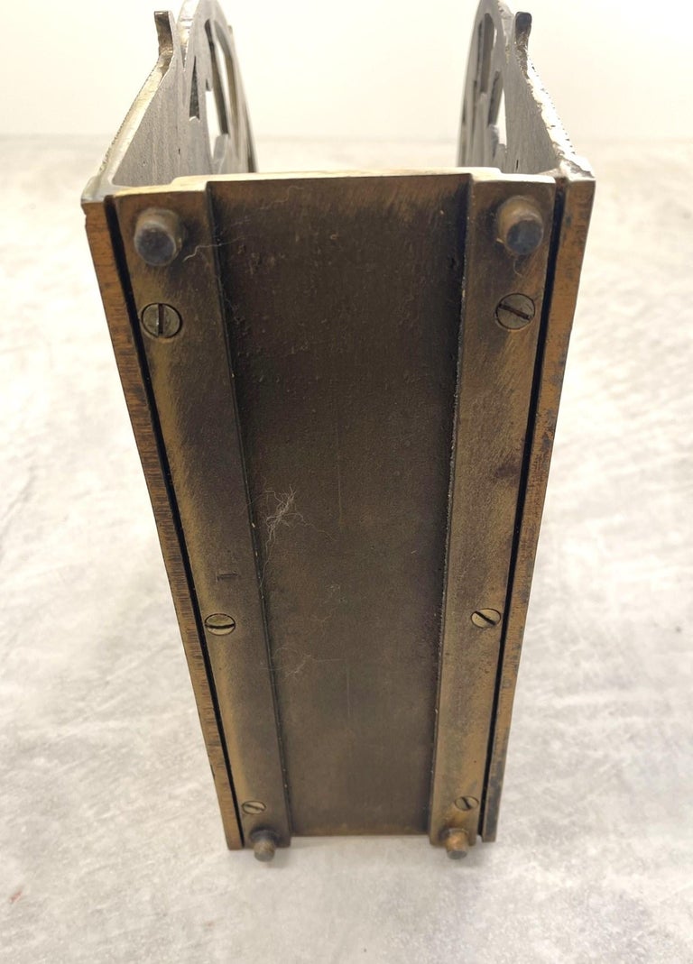 Metal Art Deco Magazine Rack Greyhound Dog For Sale at 1stDibs