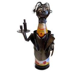 Metal Art Wine Bottle Holder