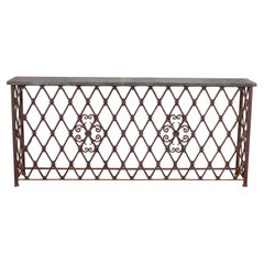 Metal Balcony Console