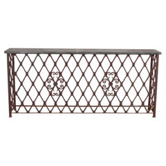 Used Metal Balcony Console