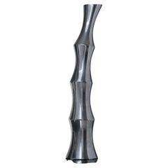 Metal bamboo vase, 1970s