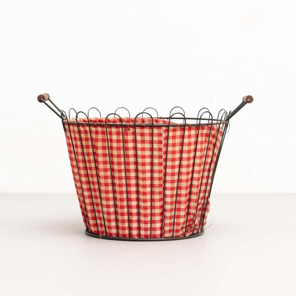 Metal Basket, circa 1970 For Sale 3