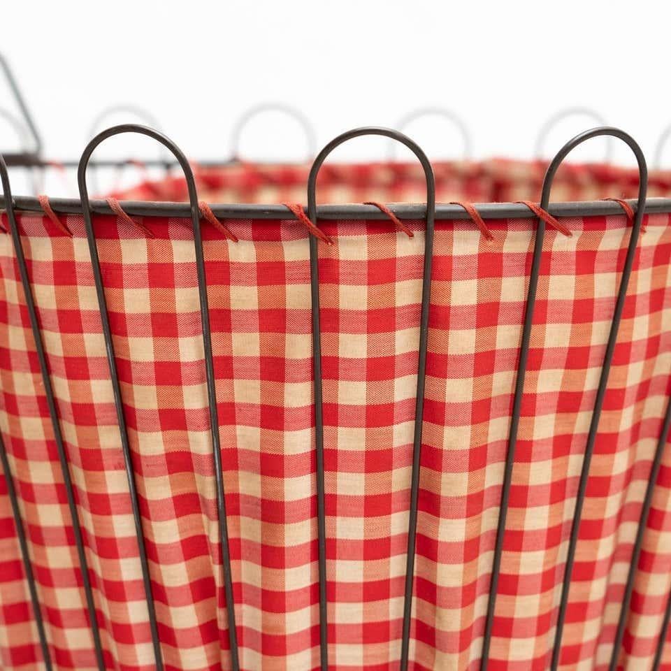 Late 20th Century Metal Basket, circa 1970