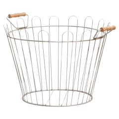Panier en métal, vers 1970