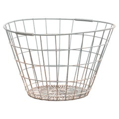 Panier en métal, vers 1970