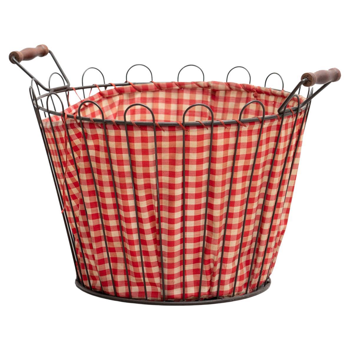 French Oyster Baskets of Metal For Sale at 1stDibs