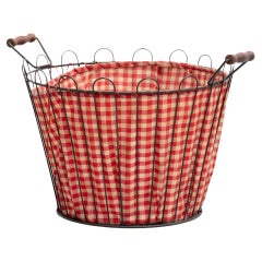 Vintage Metal Basket, circa 1970