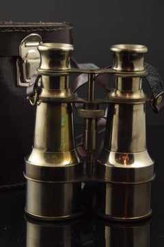 Metal Binoculars with Case, 20th Century