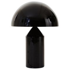 Tischlampe aus Metall in Schwarz/Weiß Atollo 233 von Vico Magistretti für Oluce