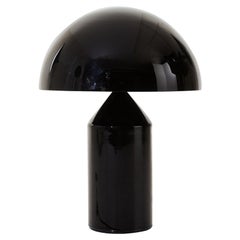 Metal Black/White Table Lamp Atollo 238 by Vico Magistretti for Oluce