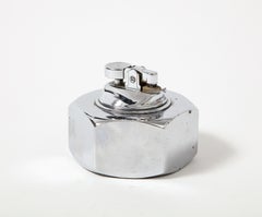 Metal Bolt Shaped Tabletop Lighter,  France, c. 1960