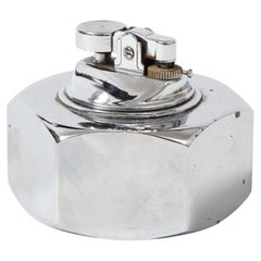 Metal Bolt Shaped Tabletop Lighter,  France, c. 1960
