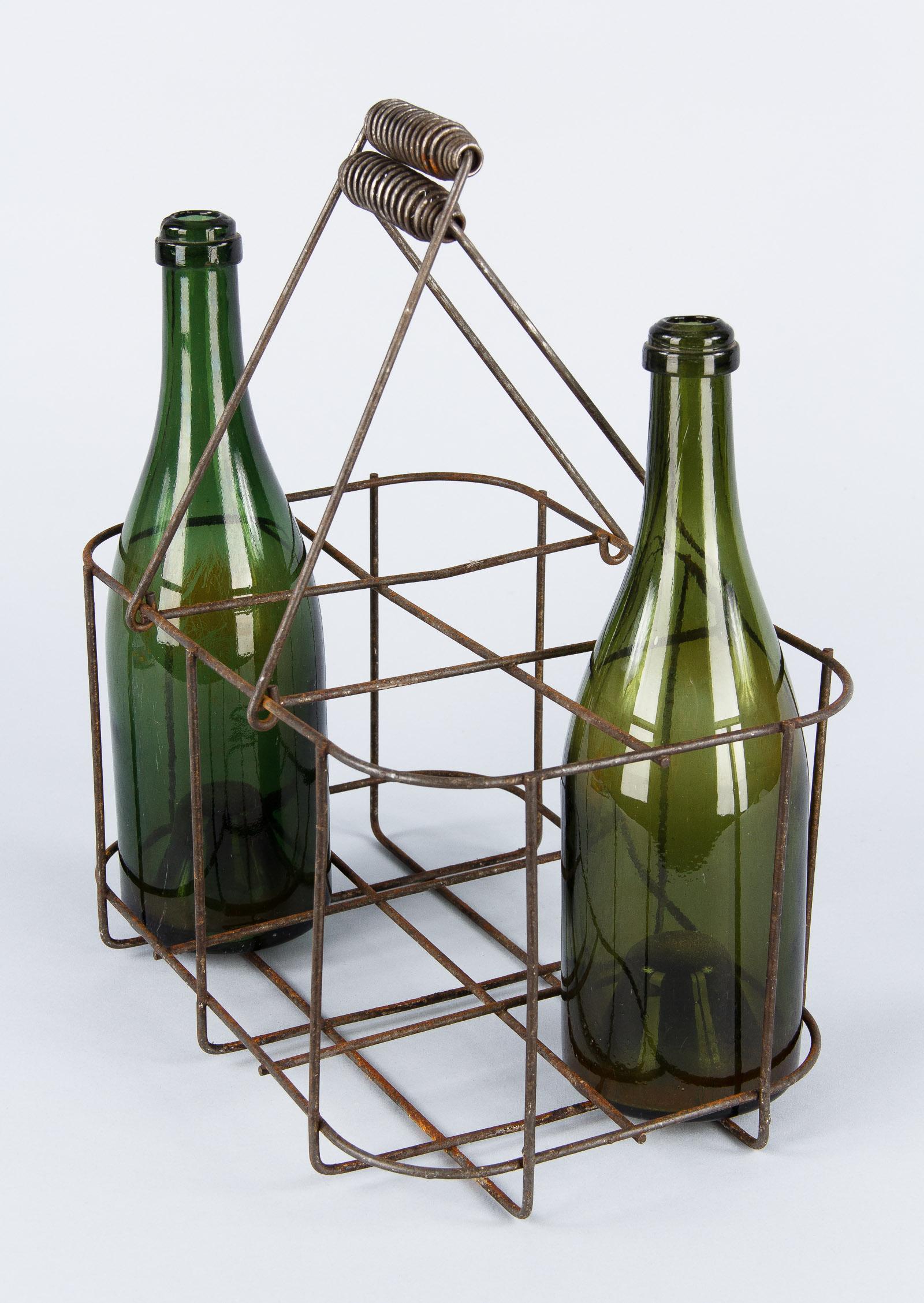 Metal Bottle Holder from France, 1950s 7