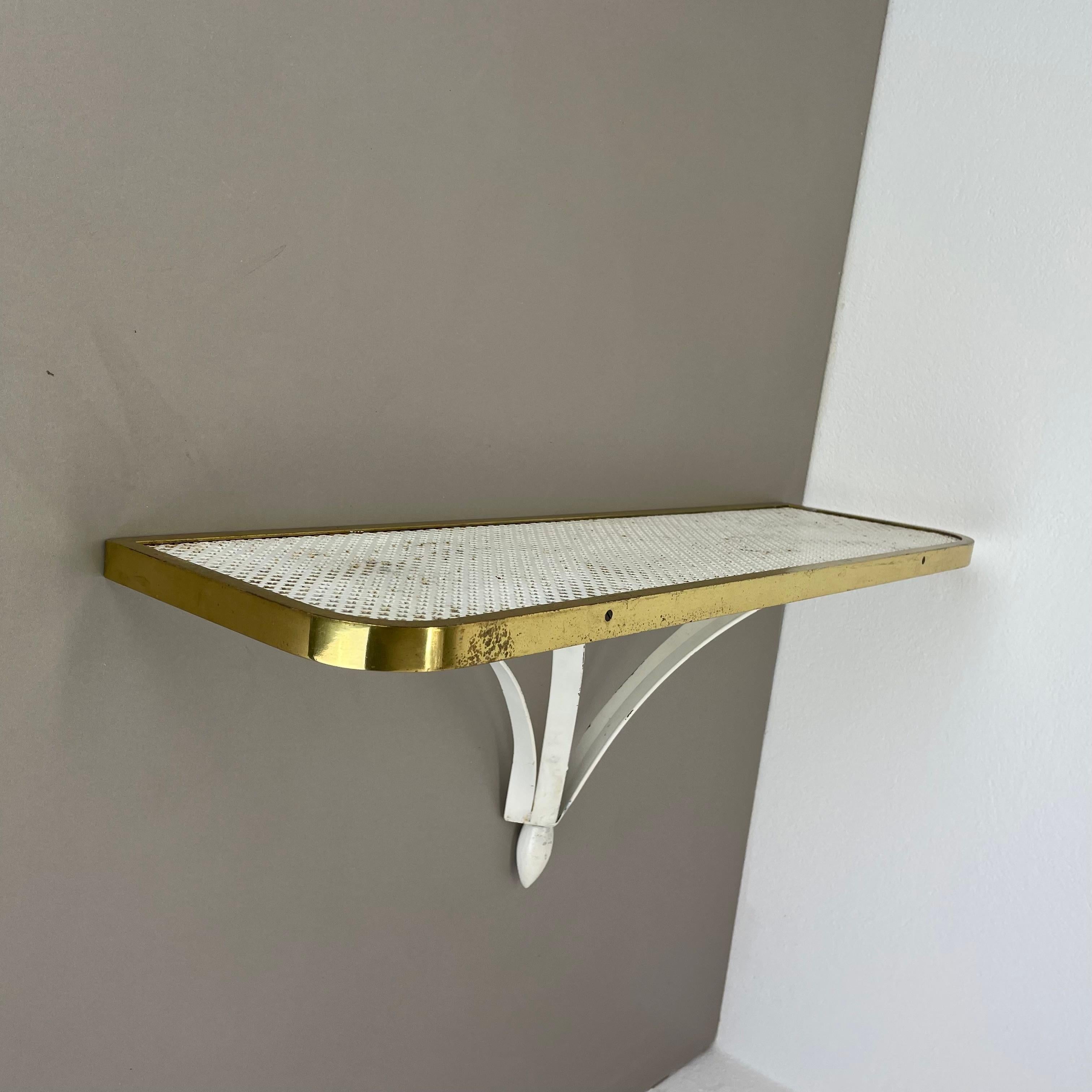French metal Brass Etagere Wall Board 
