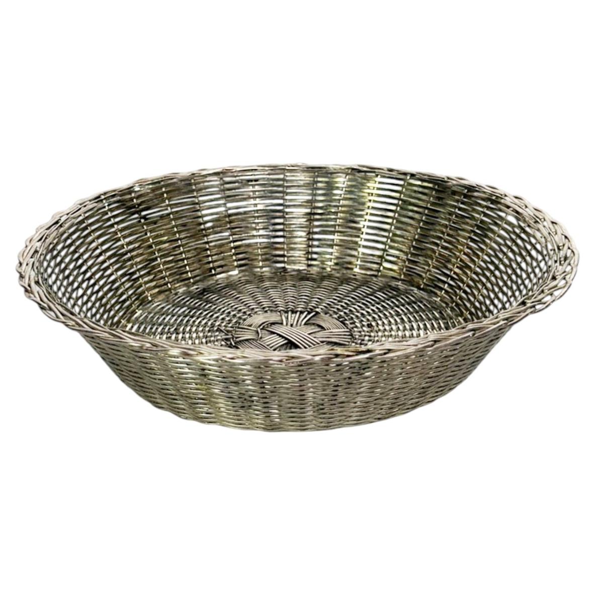 Metal Bread Basket, France, 1970s