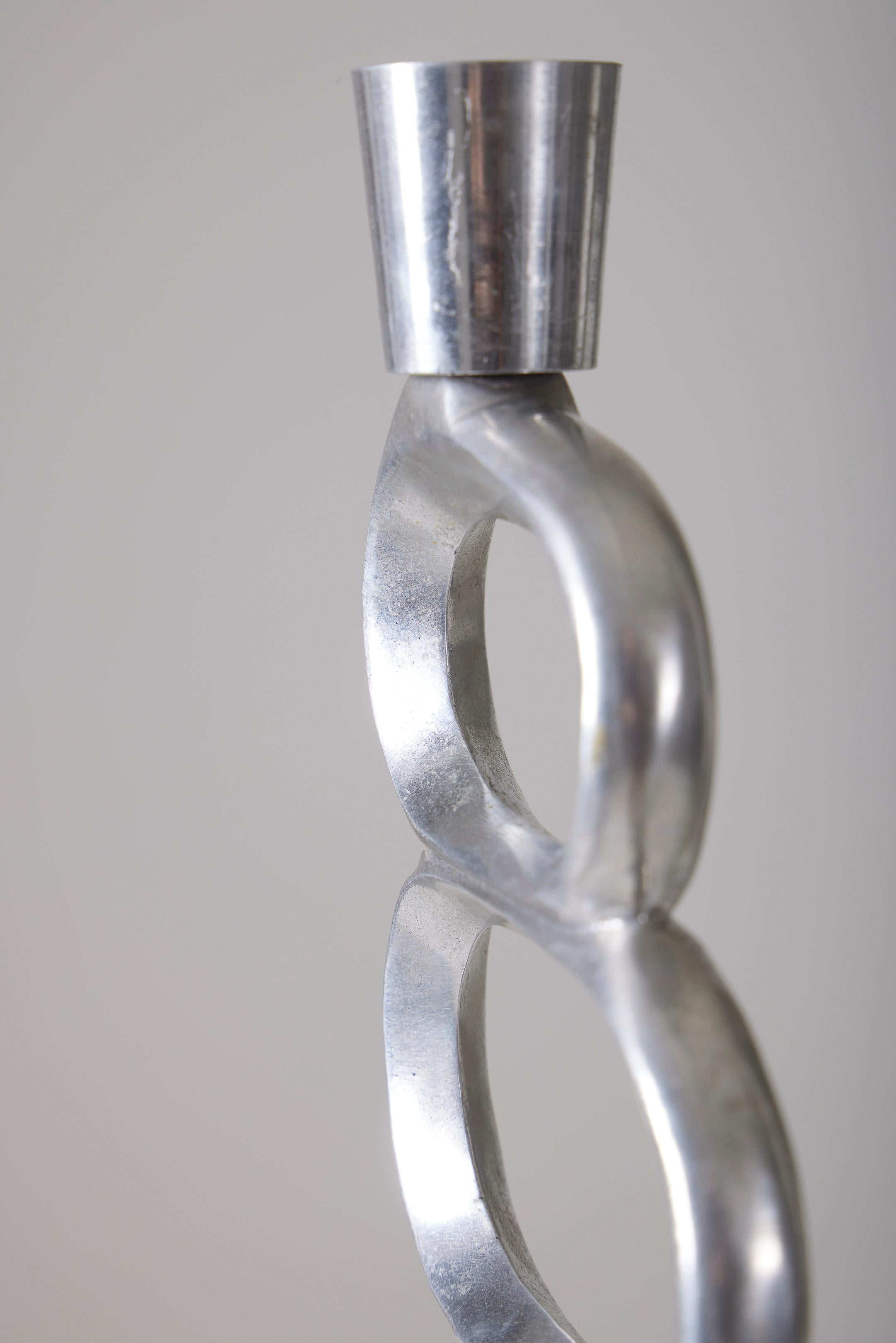 Metall-Kerzenhalter aus Metall von Matthew Hilton im Angebot 8