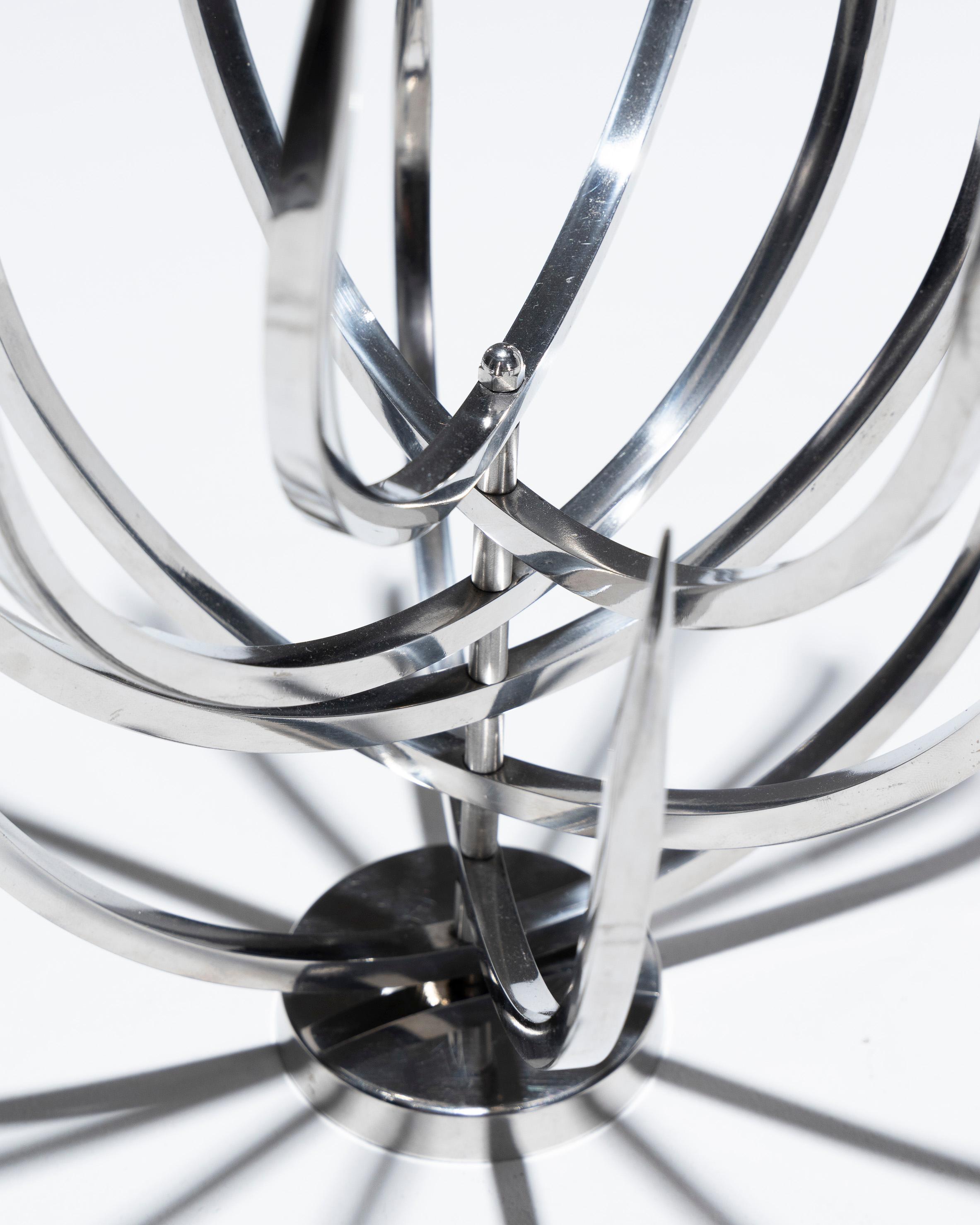Metal candle holder by Xavier Feal, 1970s For Sale 2