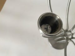 Portacandele in metallo di Hagberg Swenden 20° secolo Siver colore 8 braccia