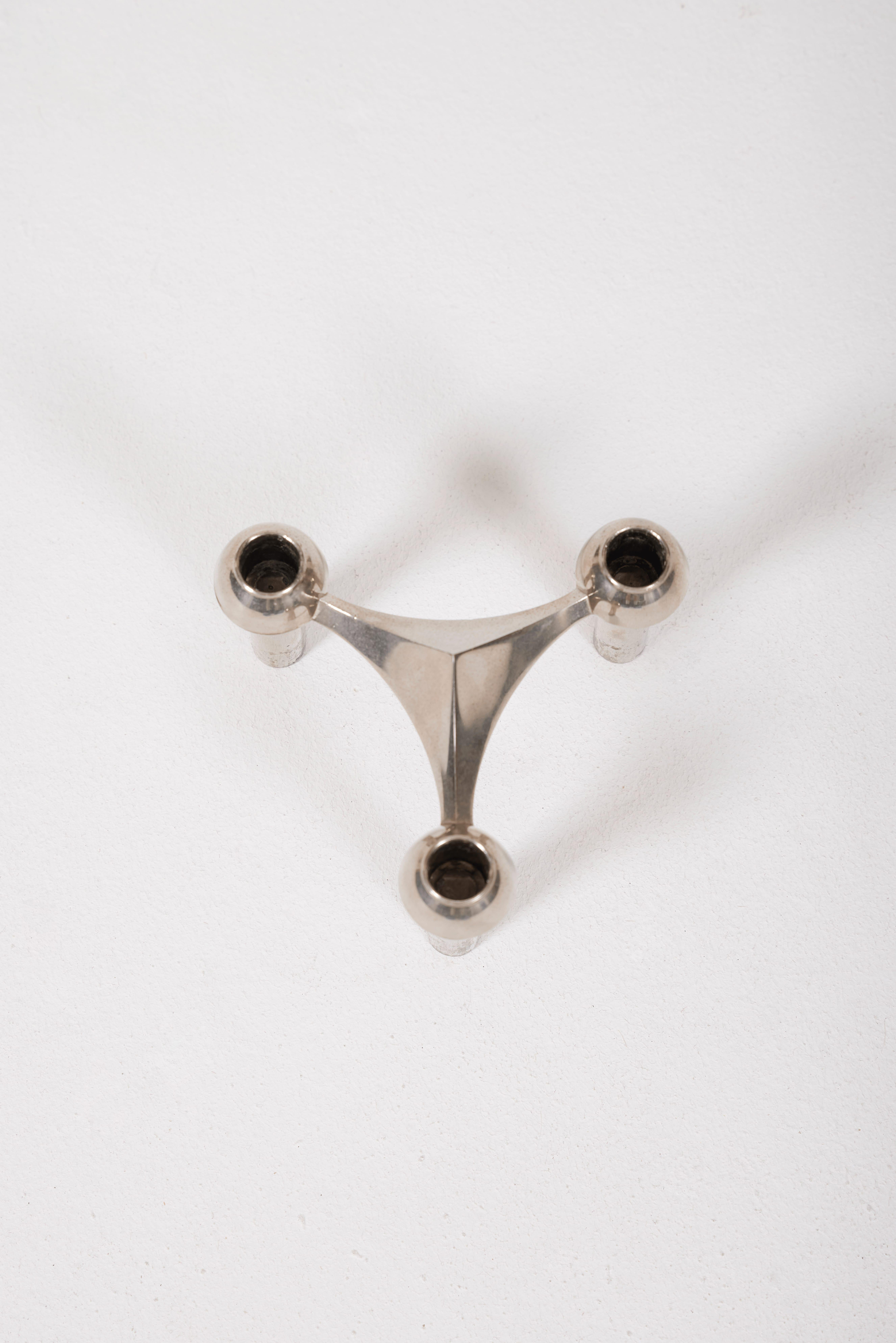 20th Century Metal candlestick 'STOFF' Nagel, 1950s