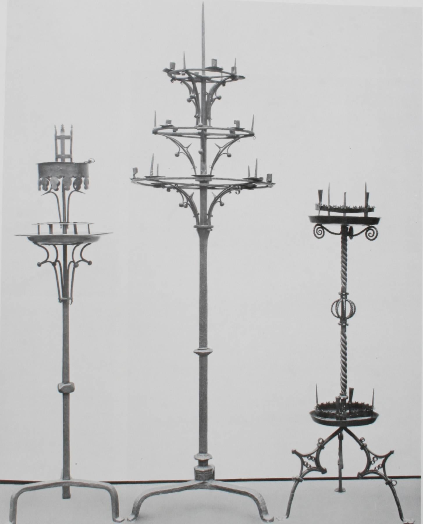 Metal Candlesticks, History, Styles and Techniques by Veronica Baur 1st Ed In Good Condition For Sale In valatie, NY