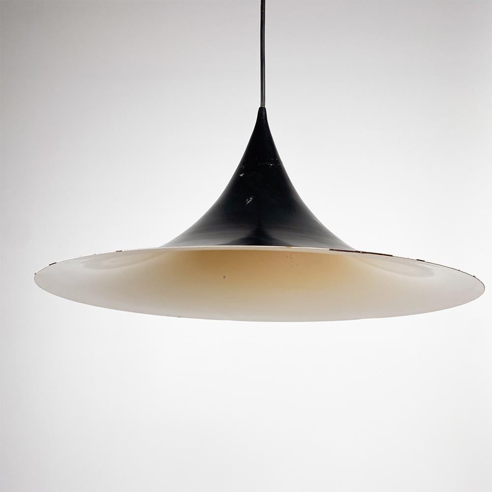 Metal Ceiling Lamp, 1970's In Good Condition In FERROL, ES