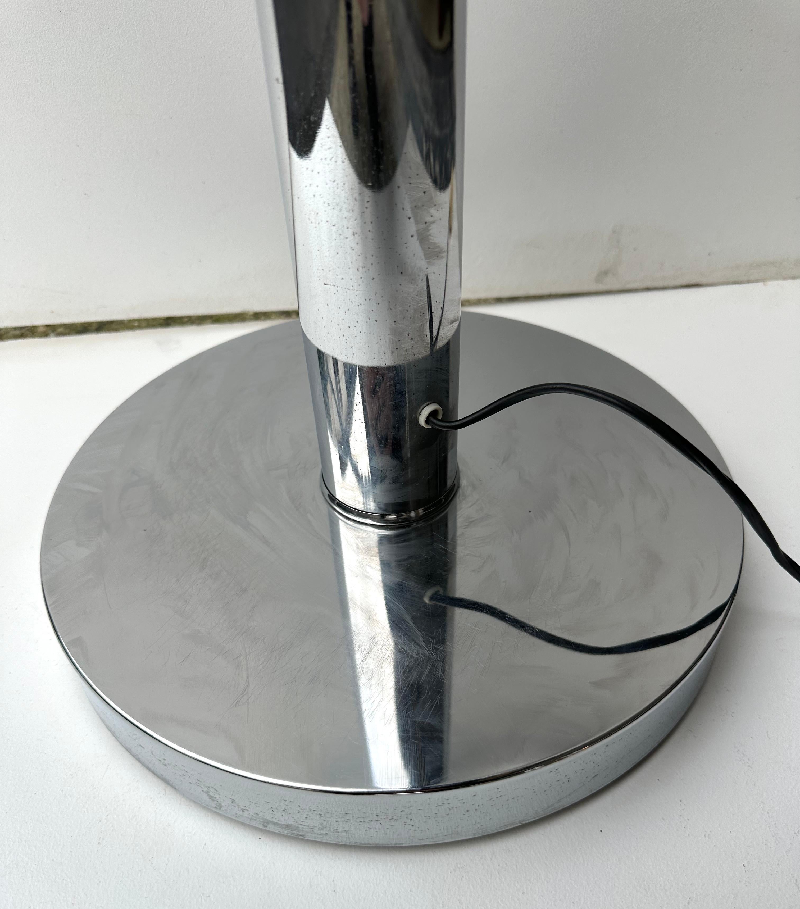 Metal Chain Floor Lamp Murano Glass by Aldo Nason for Mazzega, Italy, 1970s For Sale 7