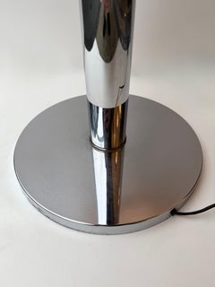 Metal Chain Floor Lamp Murano Glass by Aldo Nason for Mazzega, Italy, 1970s