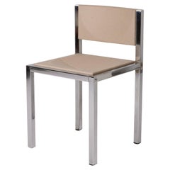 Metal chair by Frank Wardle