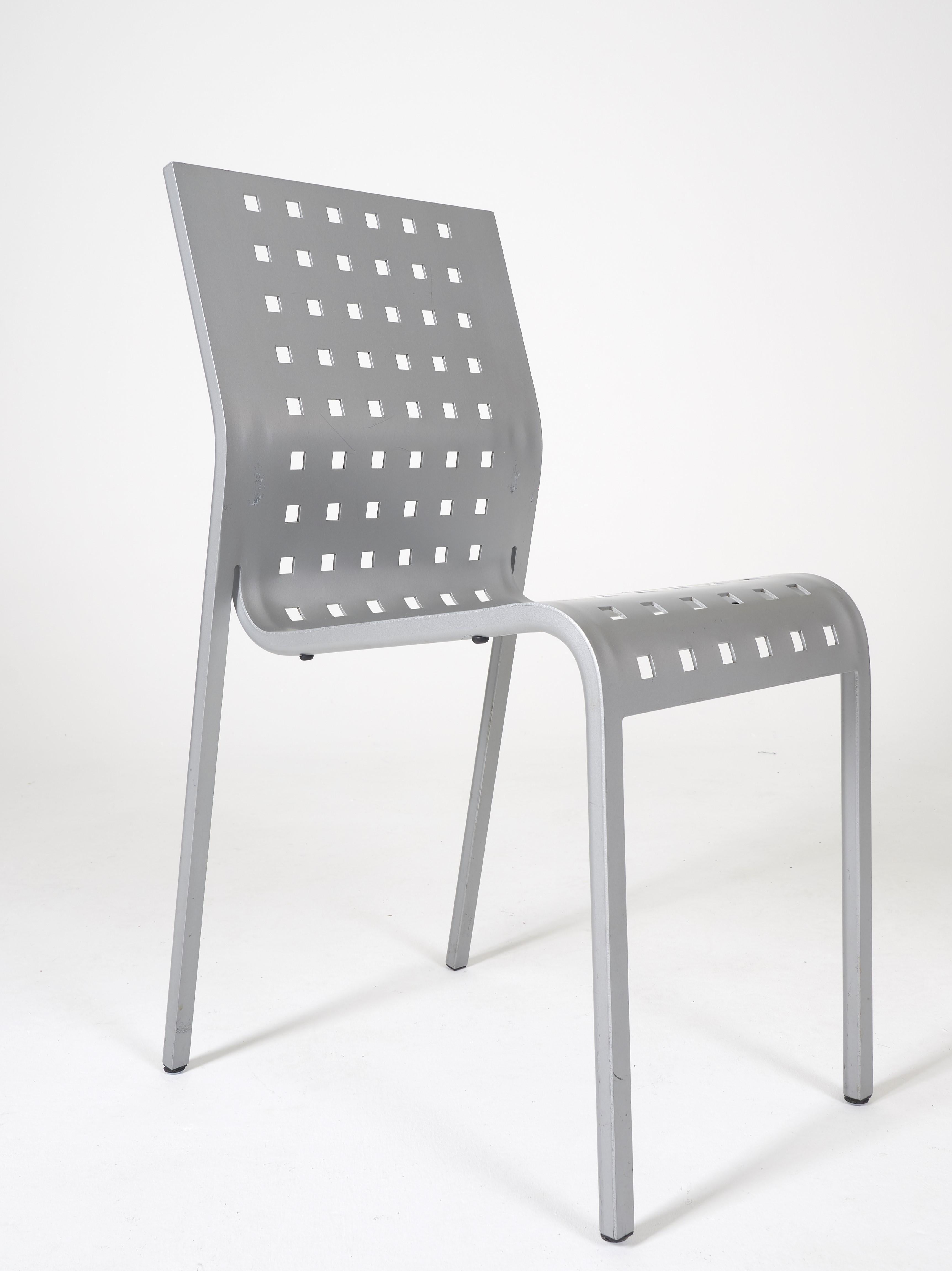 Metal chair by Pietro Arosio For Sale 6