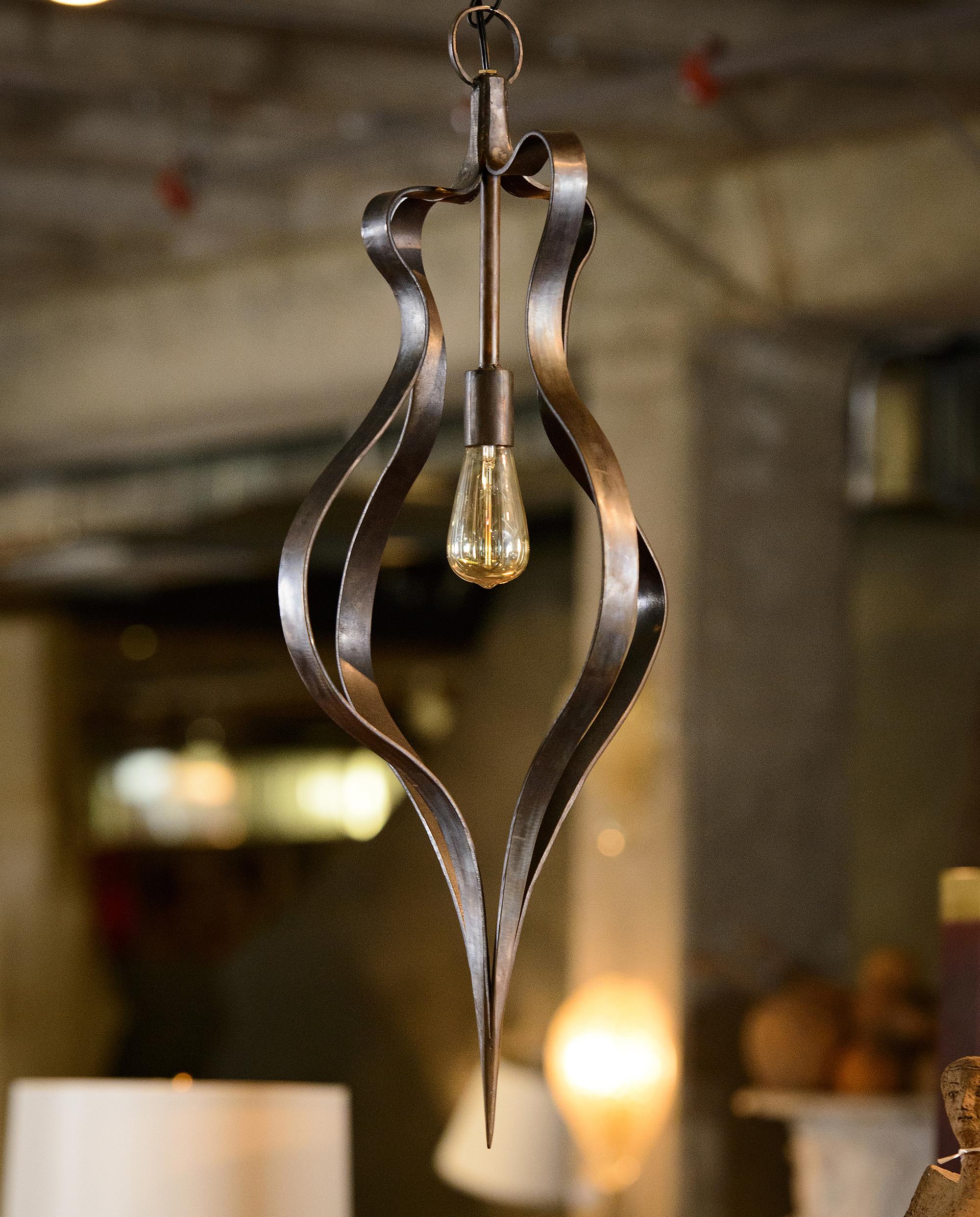 American Metal Chandelier by Michael Wilson