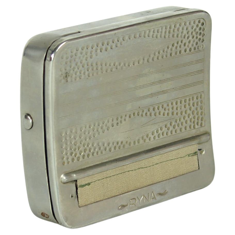 Metal Cigarette Dispenser, Czechoslovakia 1950s For Sale