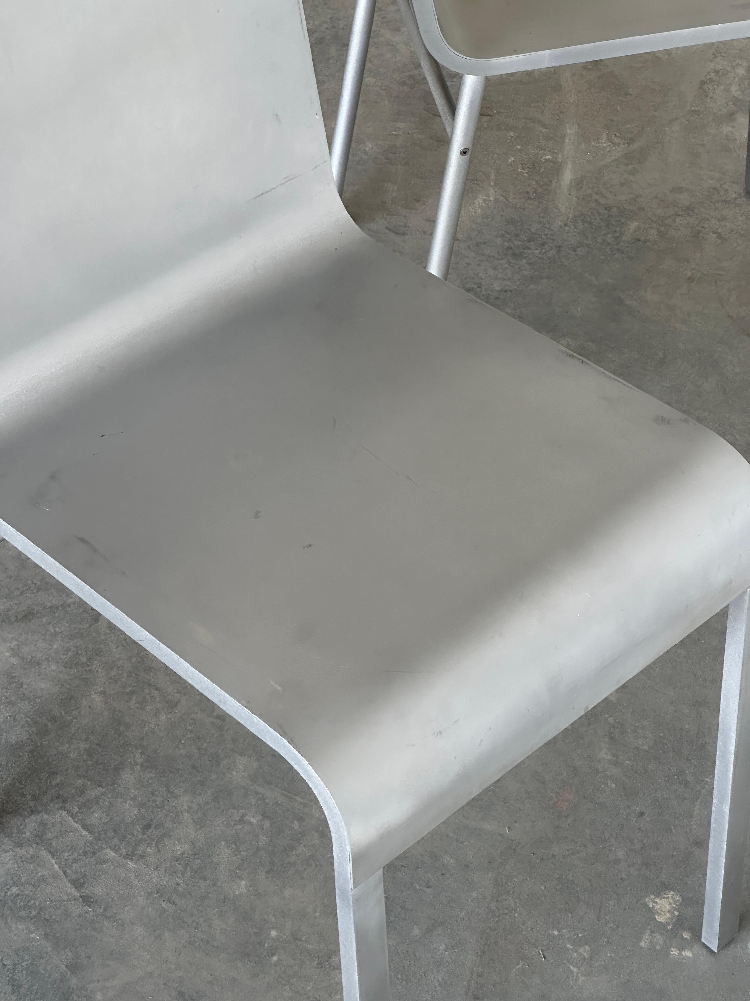 Metal CN° II chairs by Maarten van Severen for Lensvelt  1
