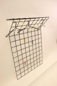 Metal Coat Rack by Karl Fichtel for Drahtwerke Erlau A.G.Aalen Germany 1950s
