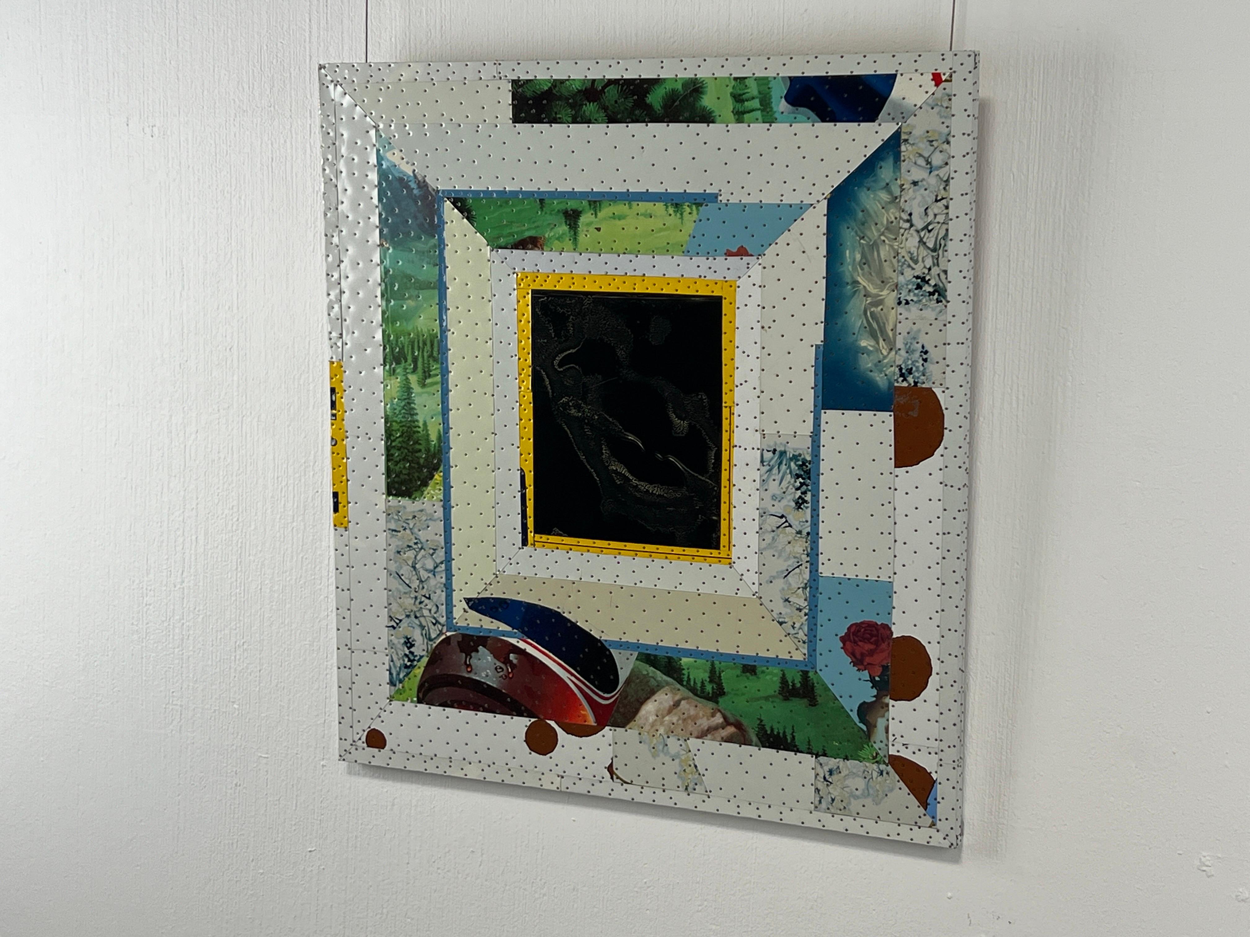 Collage métallique Birdsong 60 de Tony Berlant, 1992 en vente 7