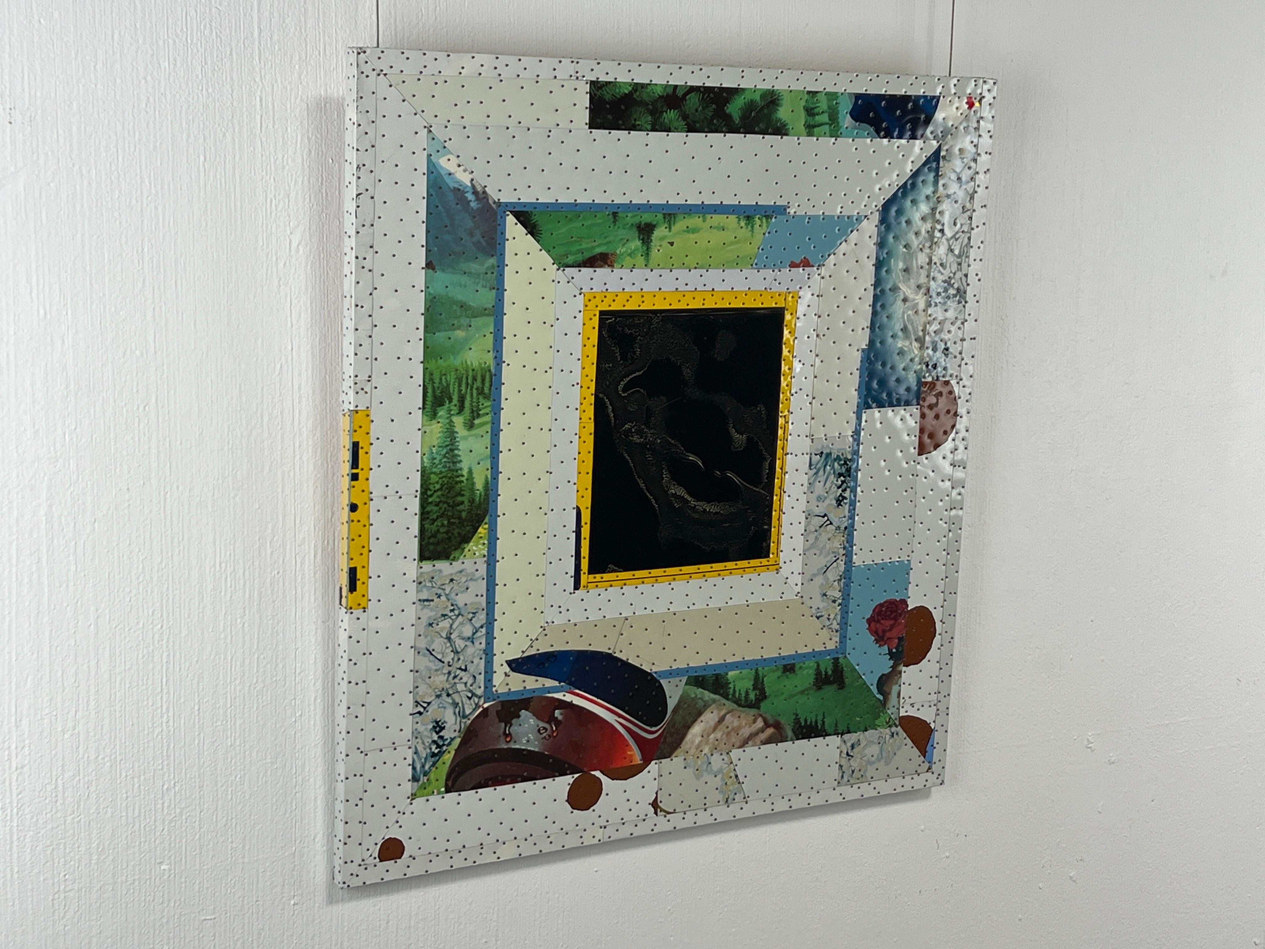 Collage métallique Birdsong 60 de Tony Berlant, 1992 en vente 8