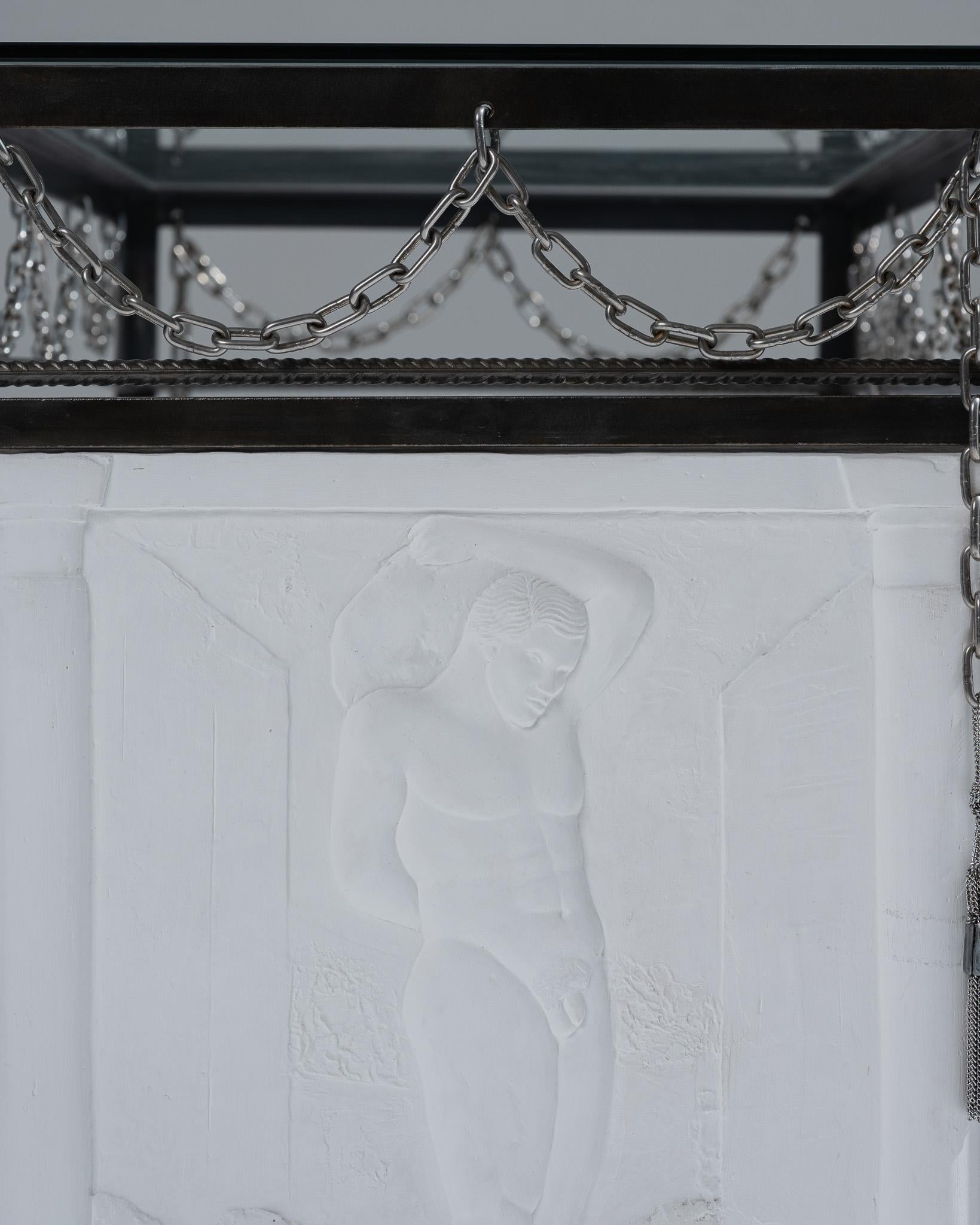 Metal console “The Punishment of Sisyphus” For Sale 4