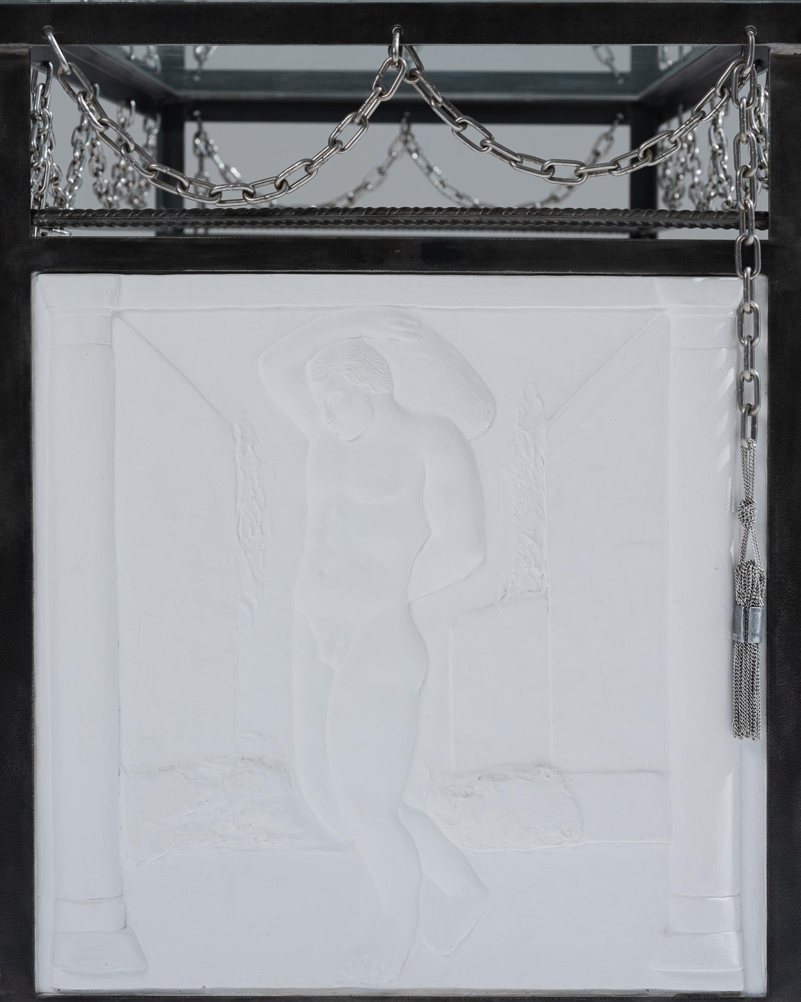 Metal console “The Punishment of Sisyphus” For Sale 6