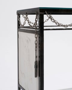 Consolle in metallo "Il castigo di Sisifo