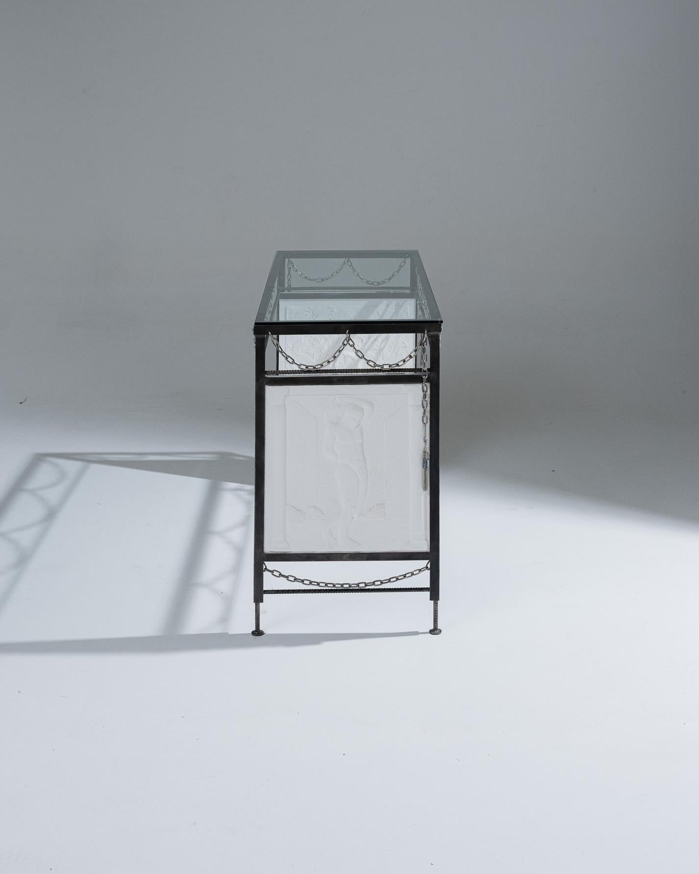 Metal console “The Punishment of Sisyphus” For Sale 1