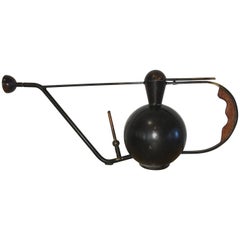 Metal Crafted Brass and Copper Patinated Watering Can